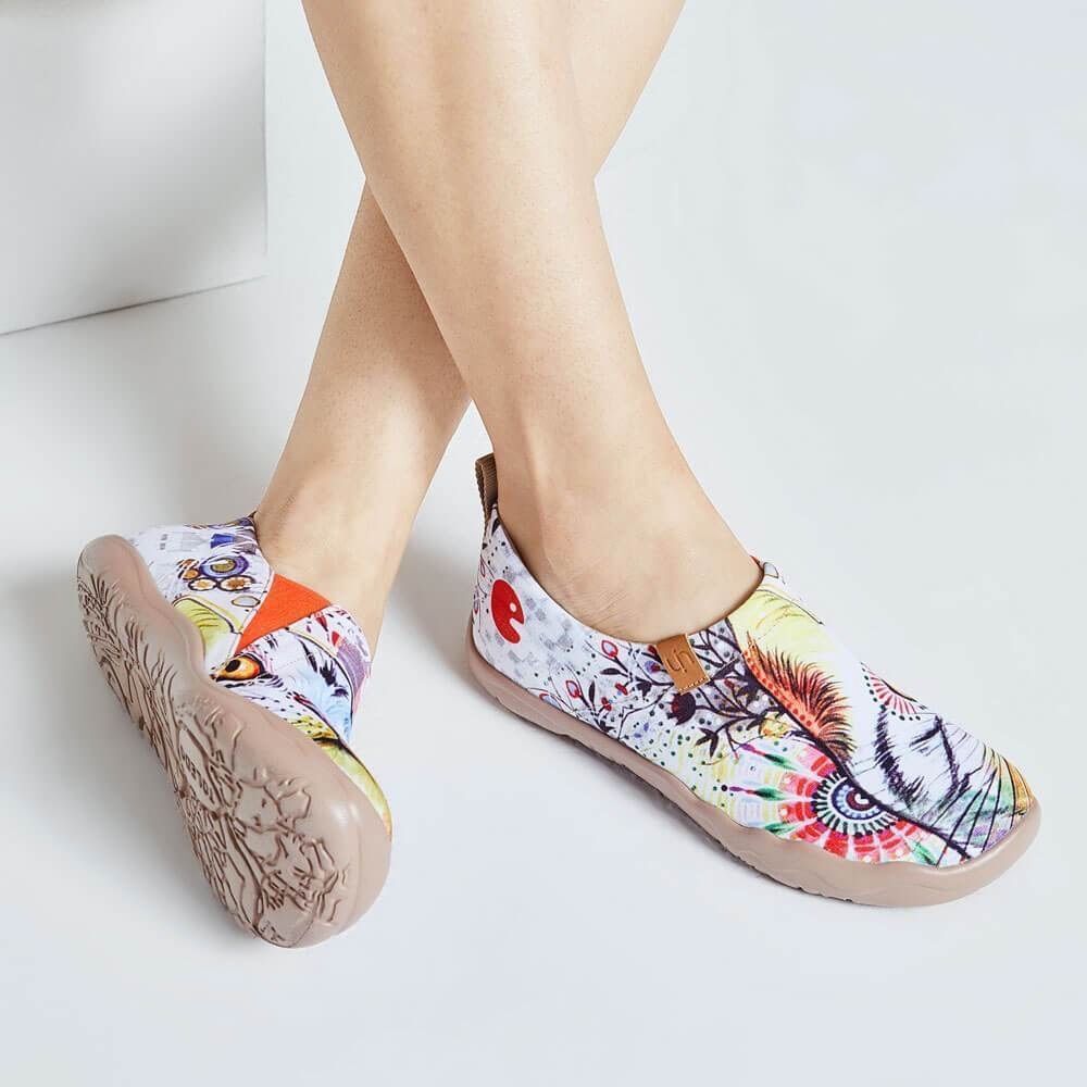 UIN Women's Slip On Casual Comfort Soft Walking Shoes(Cheer Up) - Picture 5 of 8